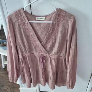 Blush Pink Lucky Brand Top. Medium